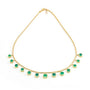 Emerald Fringe Necklace