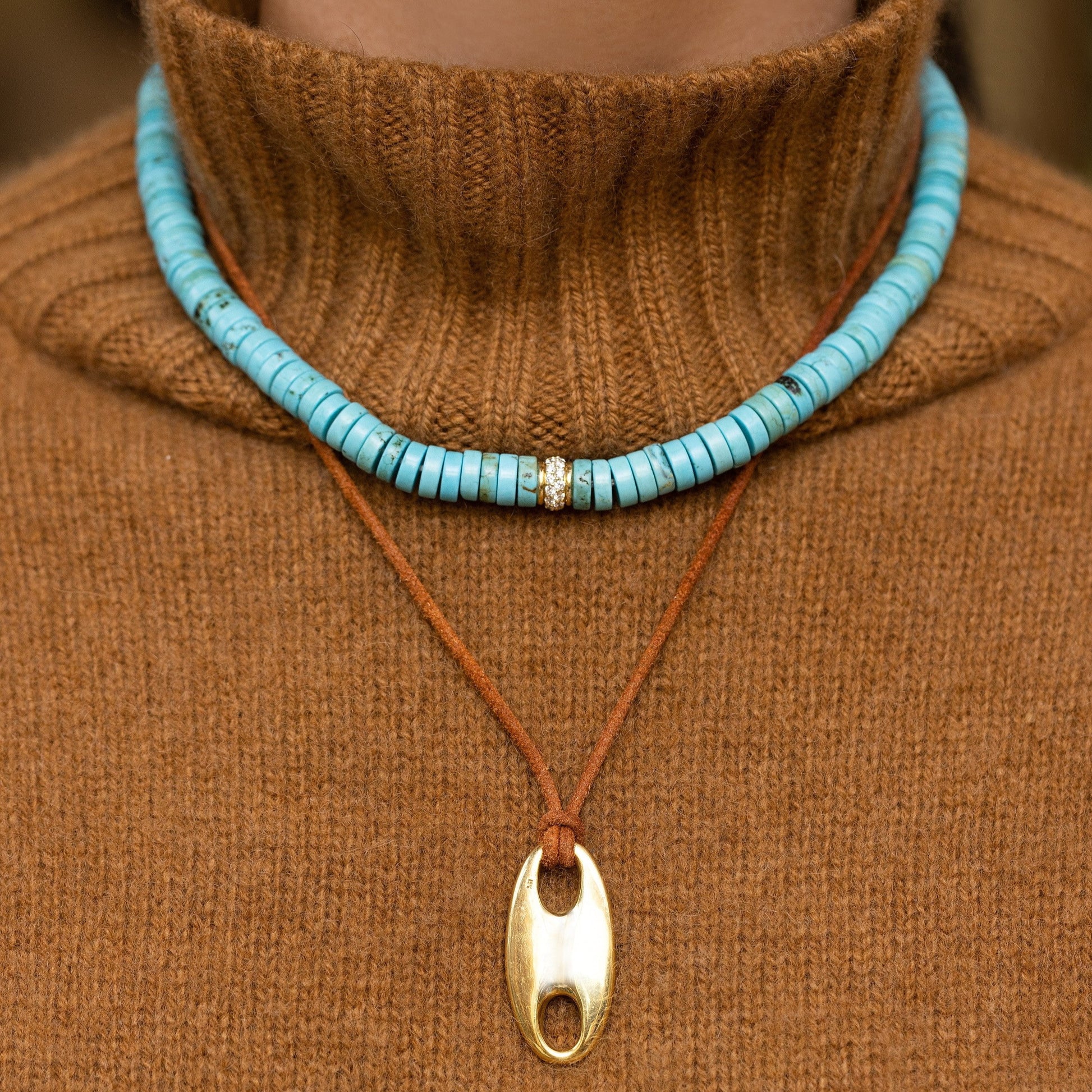 Turquoise Beaded Necklace